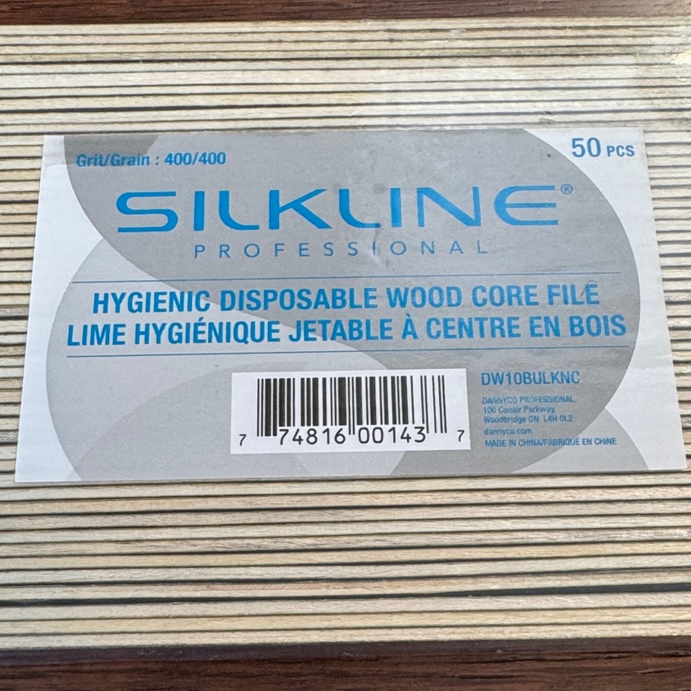 3 x 50 pack 400/400 Silkline Hygienic Disposable Wood Core File